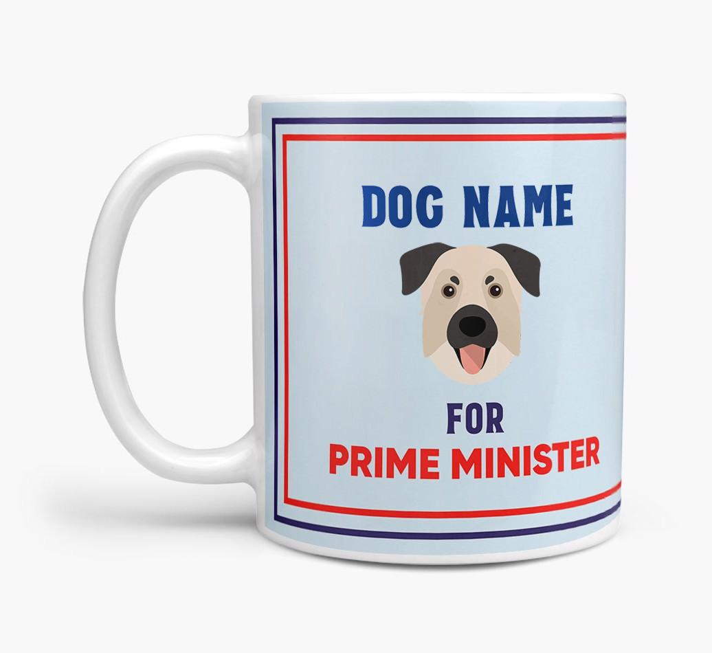 Personalised 'Prime Minister' Mug for your {breedFullName}