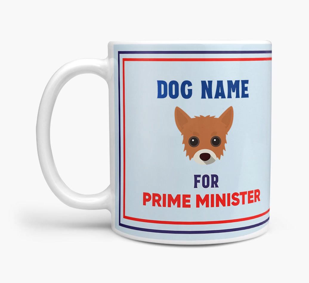 Personalised 'Prime Minister' Mug for your {breedFullName}
