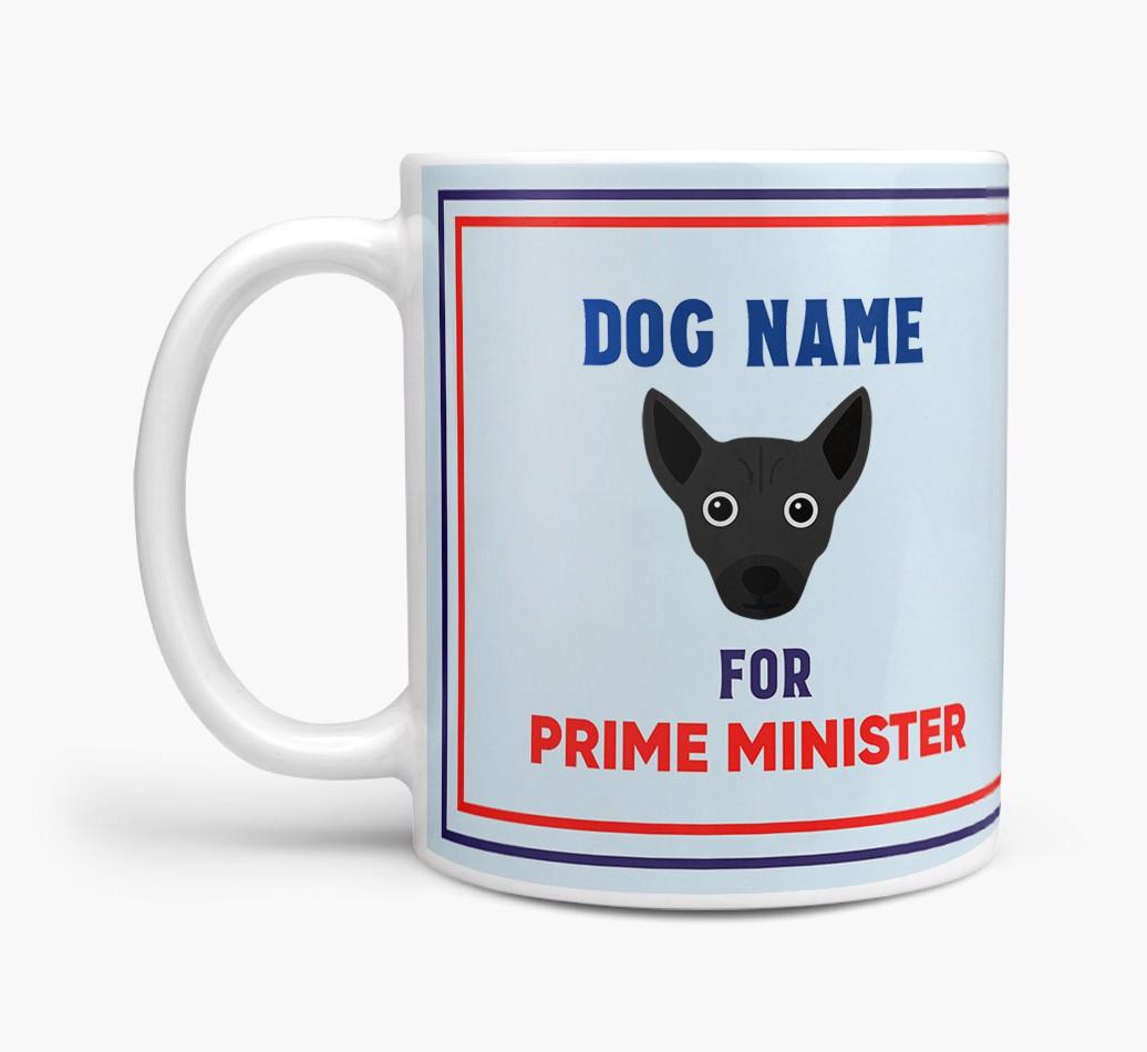 Personalised 'Prime Minister' Mug for your {breedFullName}