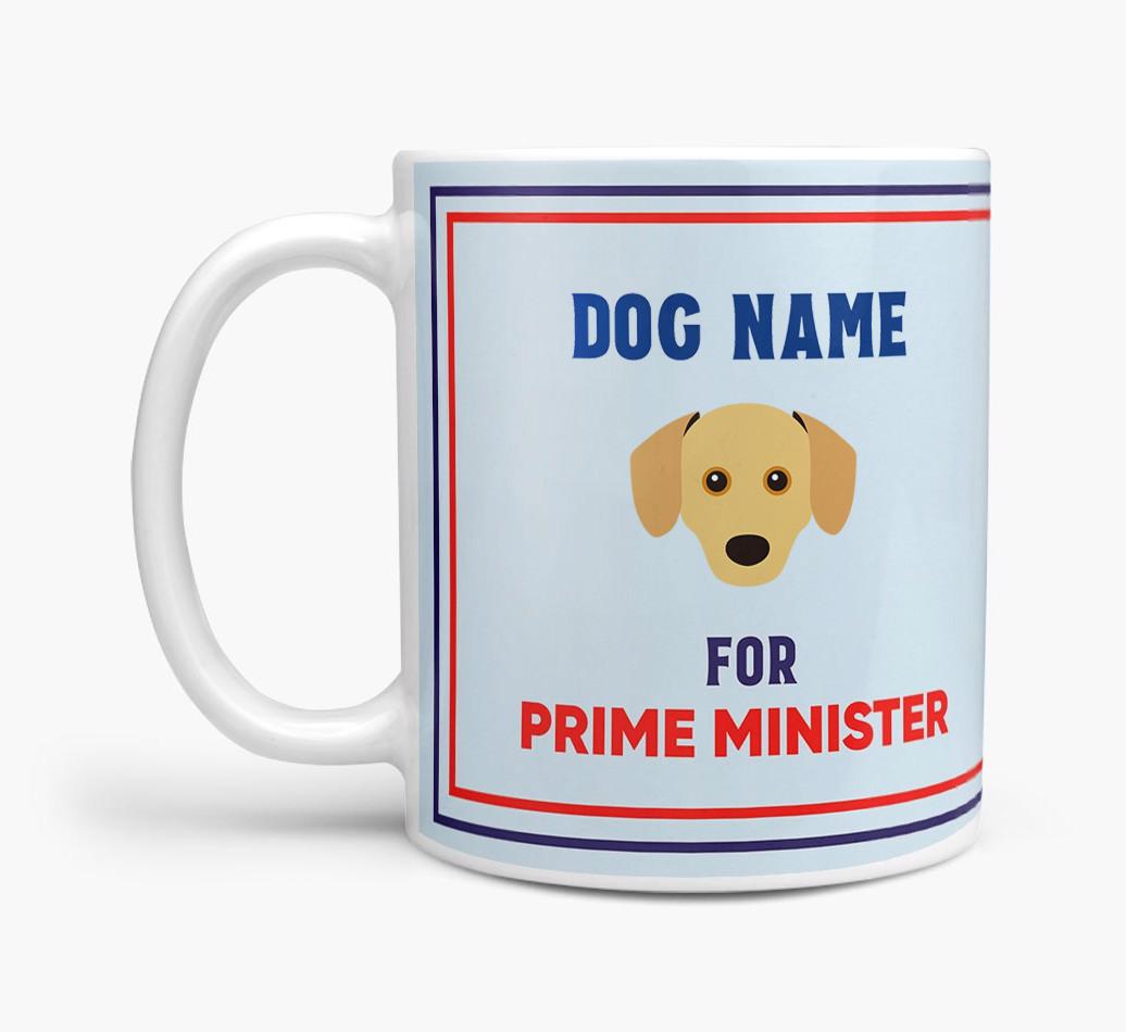 Personalised 'Prime Minister' Mug for your {breedFullName}