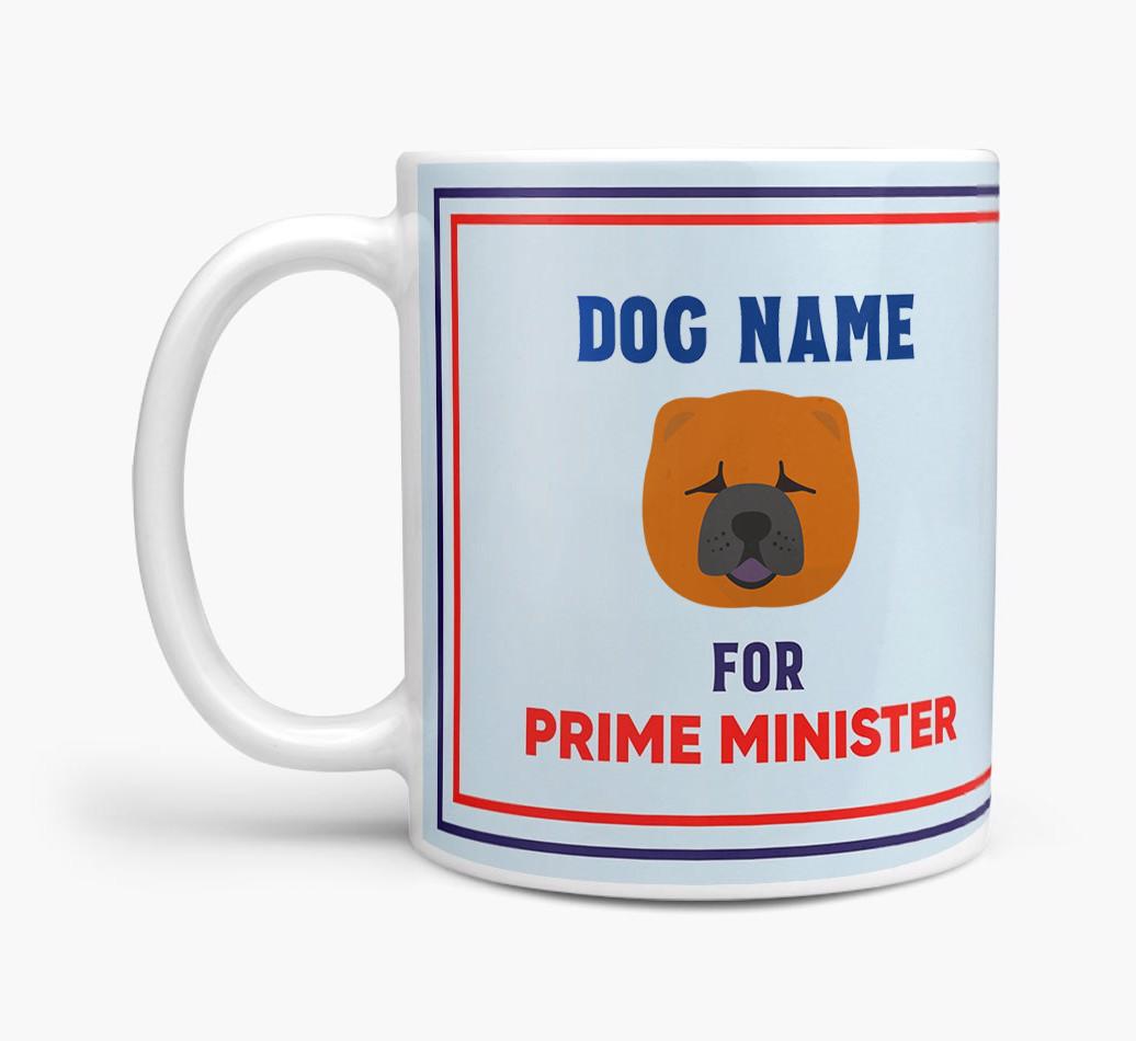 Personalised 'Prime Minister' Mug for your {breedFullName}