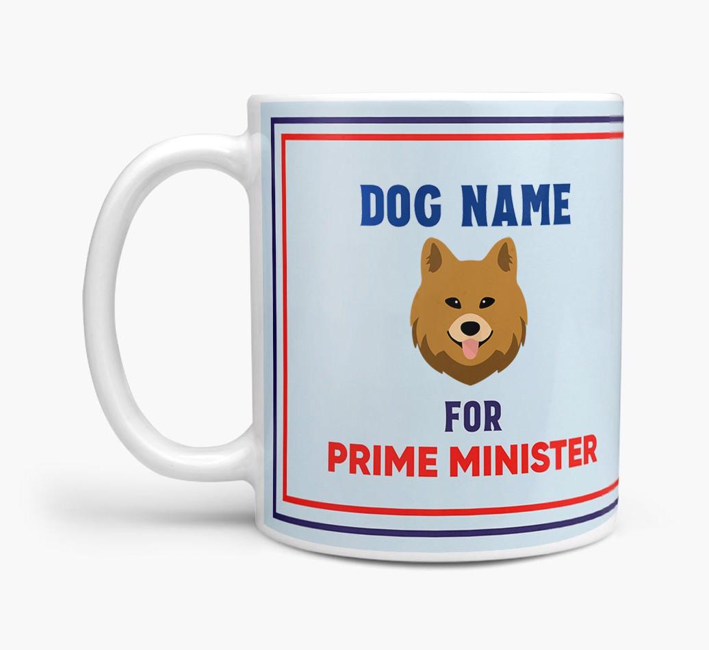 Personalised 'Prime Minister' Mug for your {breedFullName}