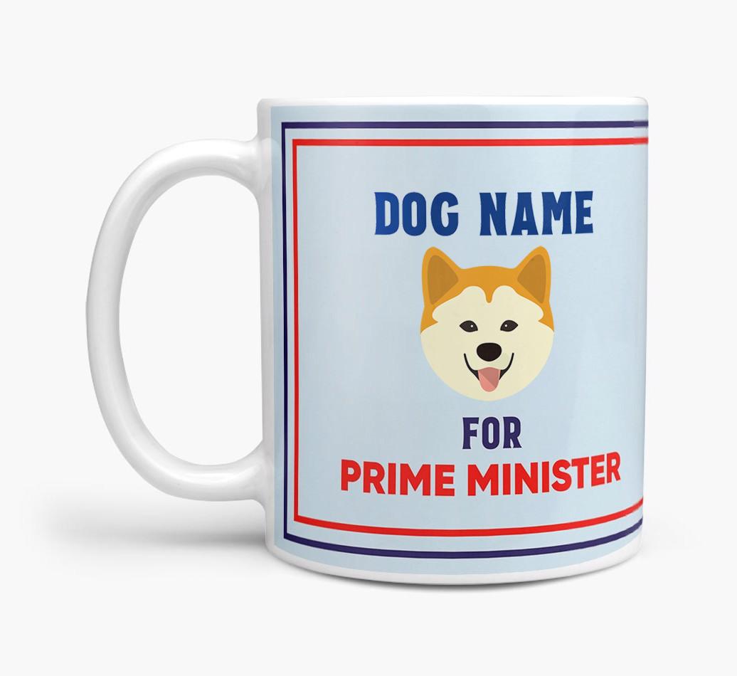 Personalised 'Prime Minister' Mug for your {breedFullName}