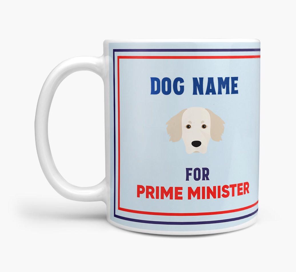 Personalised 'Prime Minister' Mug for your {breedFullName}