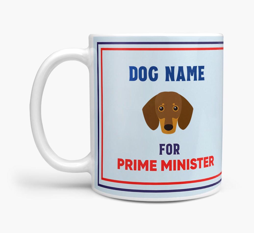 Personalised 'Prime Minister' Mug for your {breedFullName}