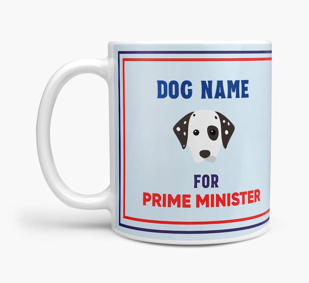 Personalised 'Prime Minister' Mug for your {breedFullName}