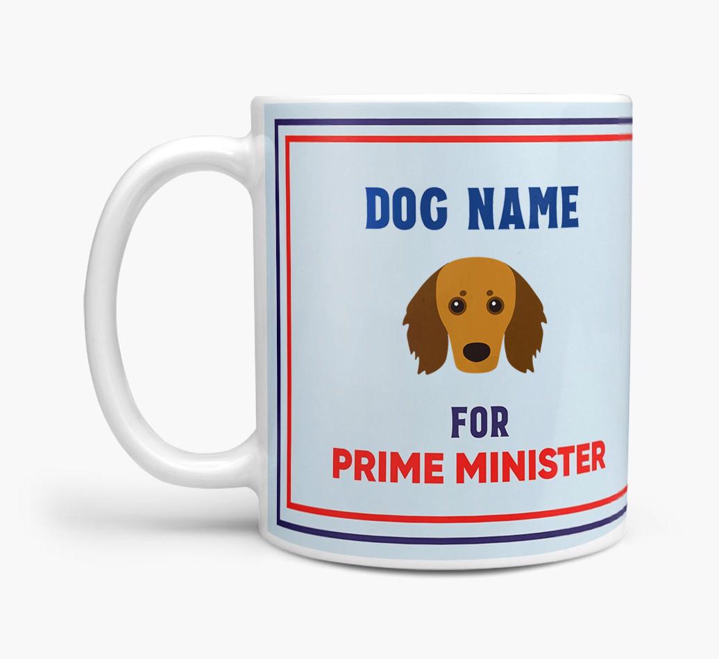 Personalised 'Prime Minister' Mug for your {breedFullName}