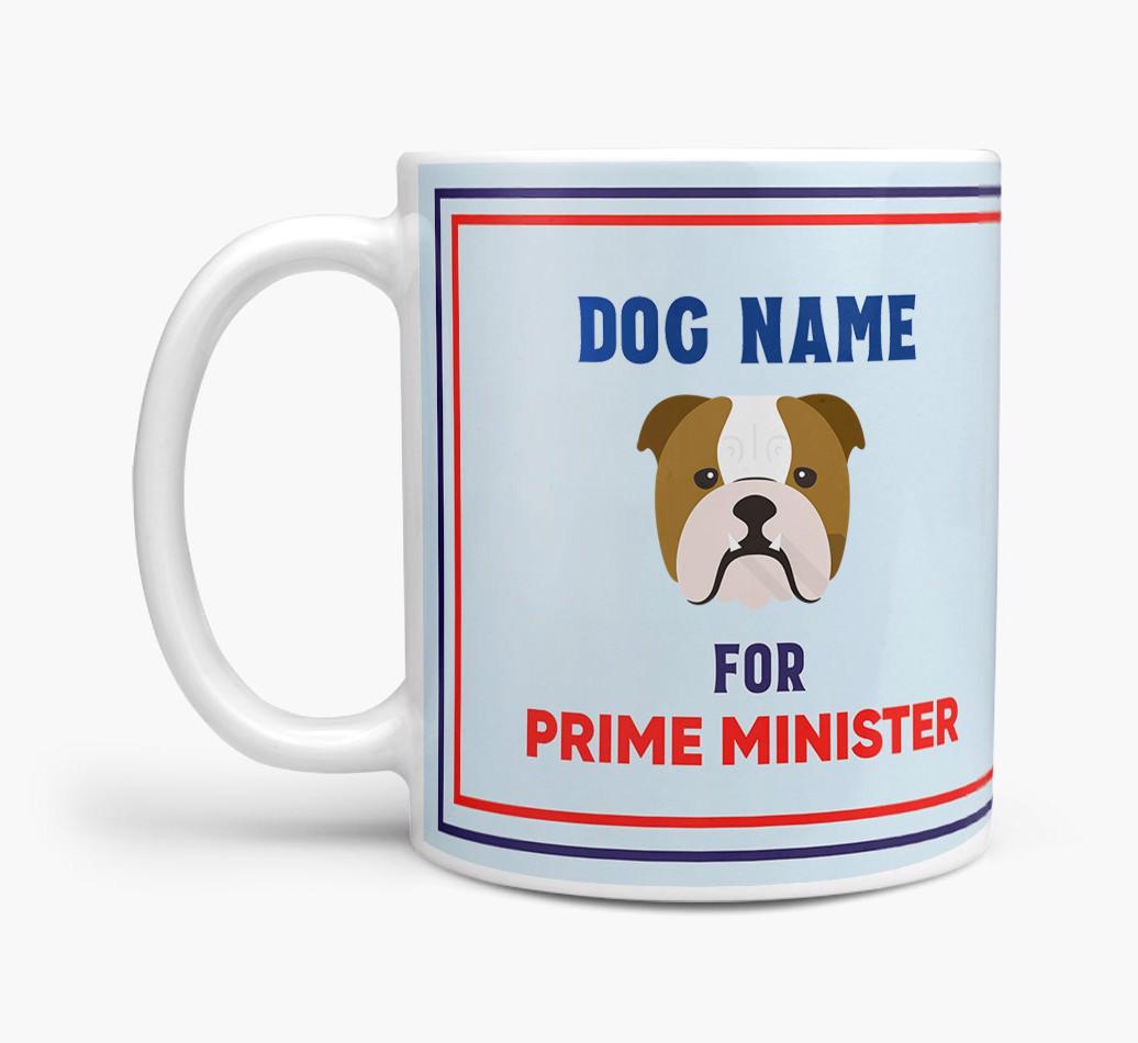 Personalised 'Prime Minister' Mug for your {breedFullName}
