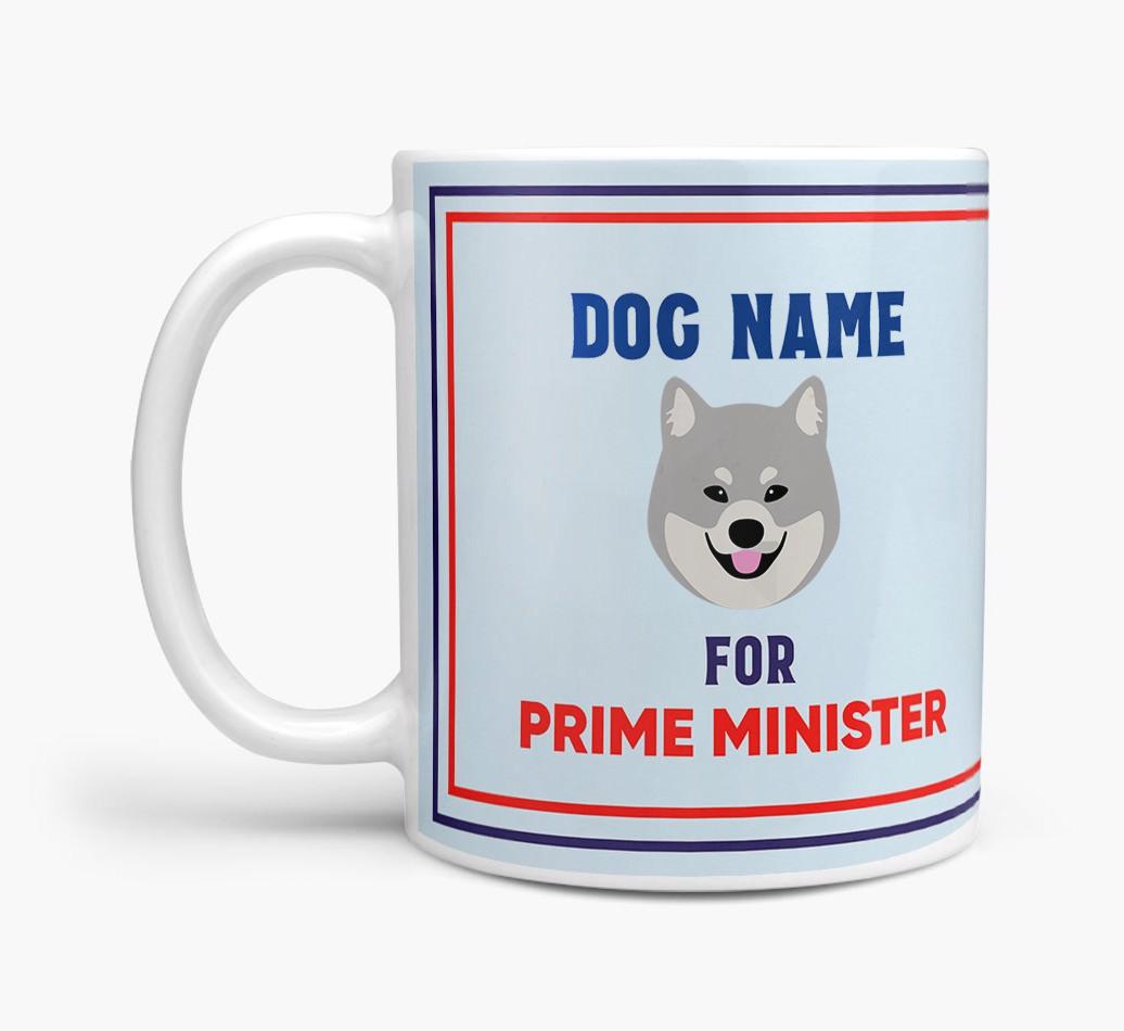 Personalised 'Prime Minister' Mug for your {breedFullName}