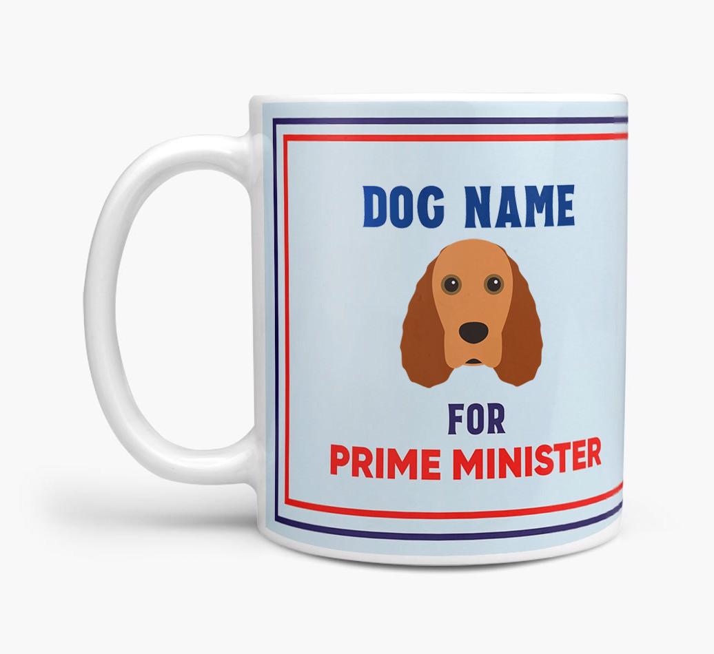 Personalised 'Prime Minister' Mug for your {breedFullName}