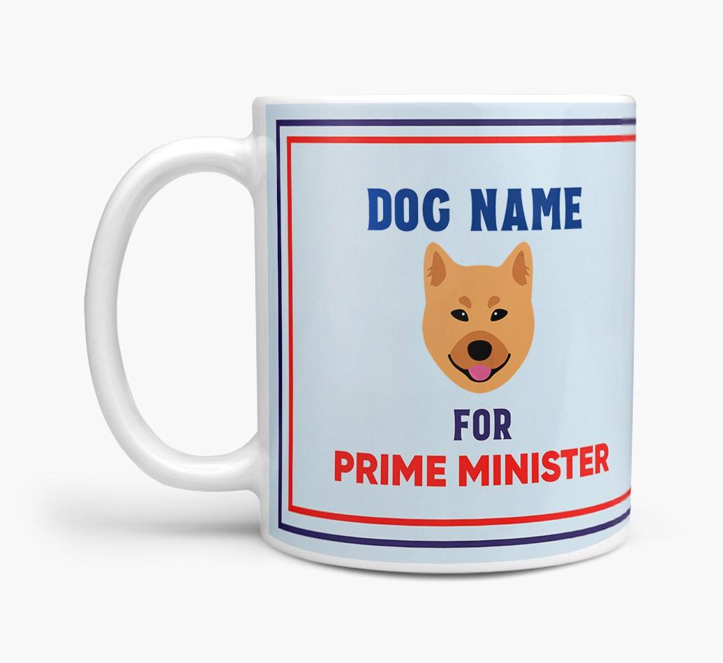 Personalised 'Prime Minister' Mug for your {breedFullName}