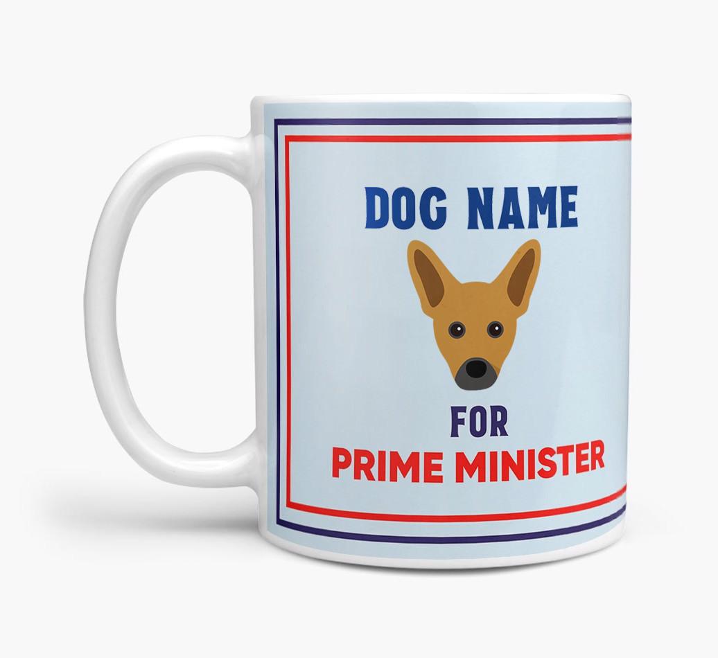 Personalised 'Prime Minister' Mug for your {breedFullName}