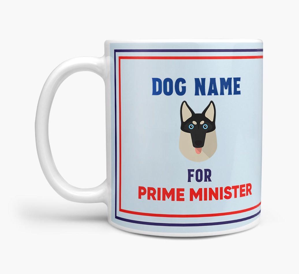 Personalised 'Prime Minister' Mug for your {breedFullName}