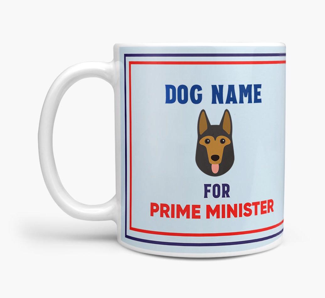 Personalised 'Prime Minister' Mug for your {breedFullName}