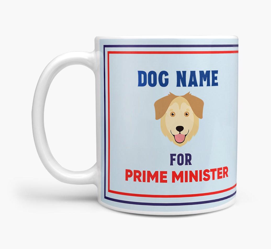 Personalised 'Prime Minister' Mug for your {breedFullName}
