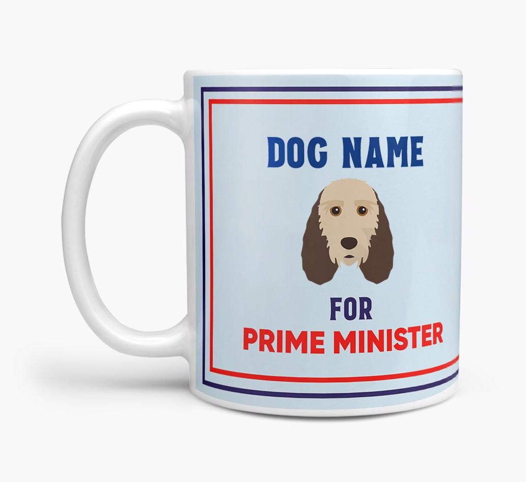 Personalised 'Prime Minister' Mug for your {breedFullName}