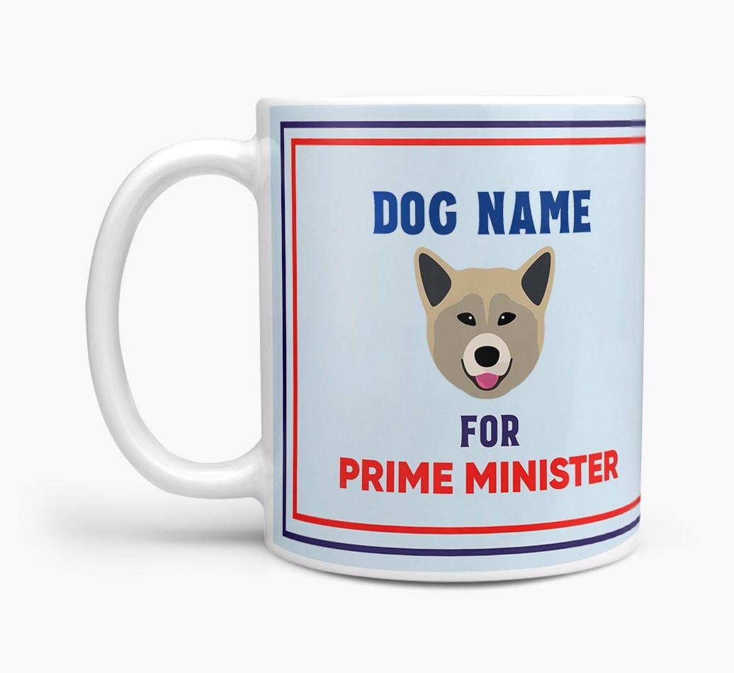 Personalised 'Prime Minister' Mug for your {breedFullName}