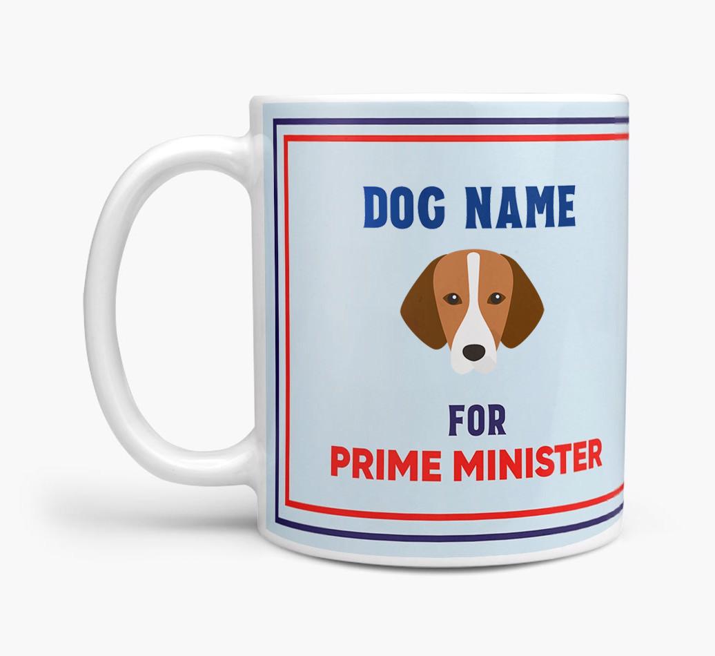 Personalised 'Prime Minister' Mug for your {breedFullName}