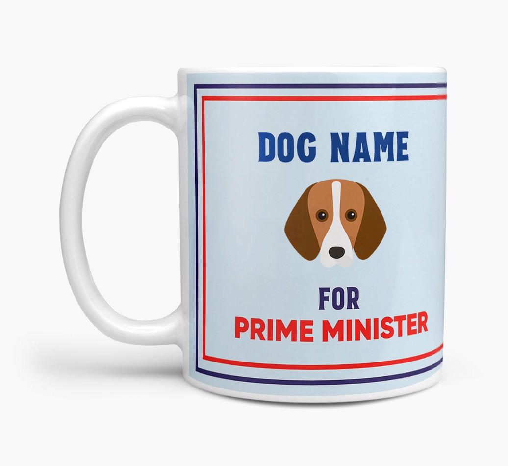 Personalised 'Prime Minister' Mug for your {breedFullName}