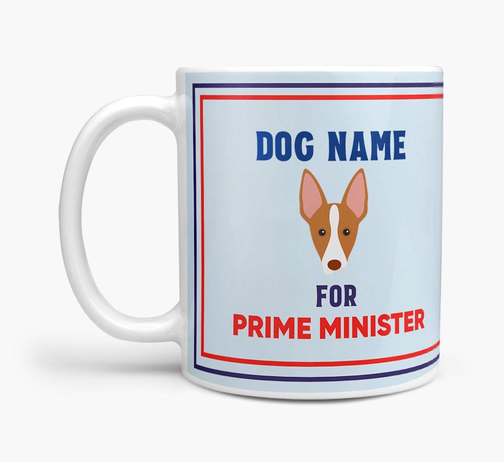 Personalised 'Prime Minister' Mug for your {breedFullName}