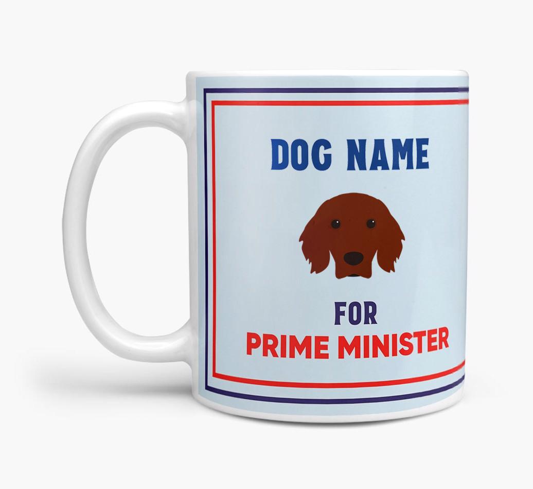 Personalised 'Prime Minister' Mug for your {breedFullName}