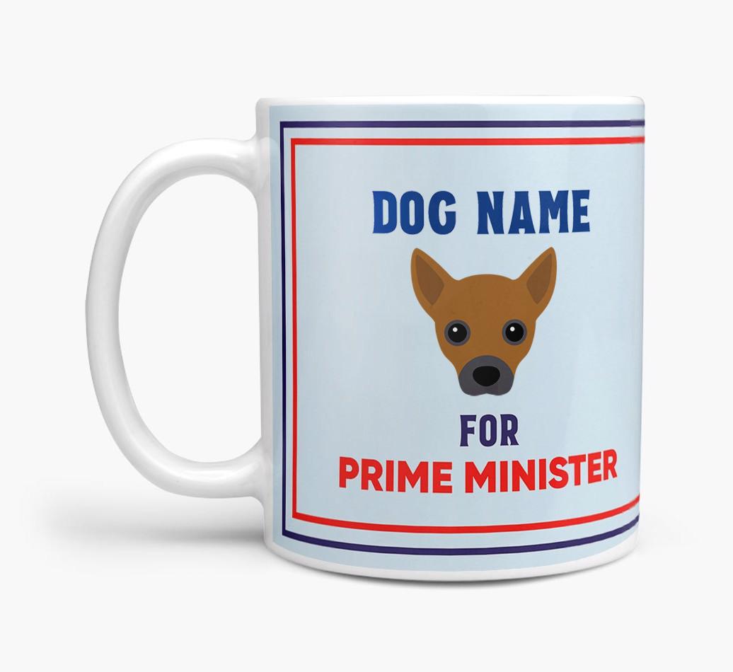 Personalised 'Prime Minister' Mug for your {breedFullName}