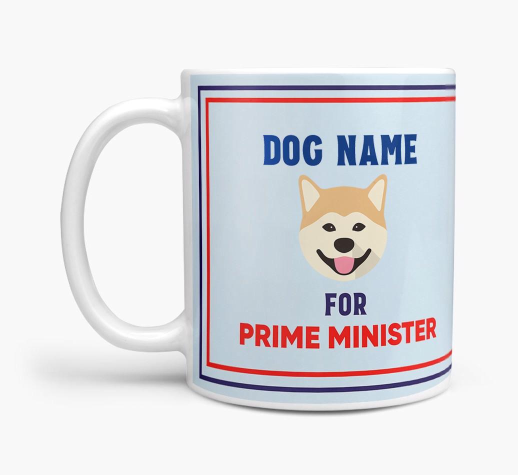 Personalised 'Prime Minister' Mug for your {breedFullName}