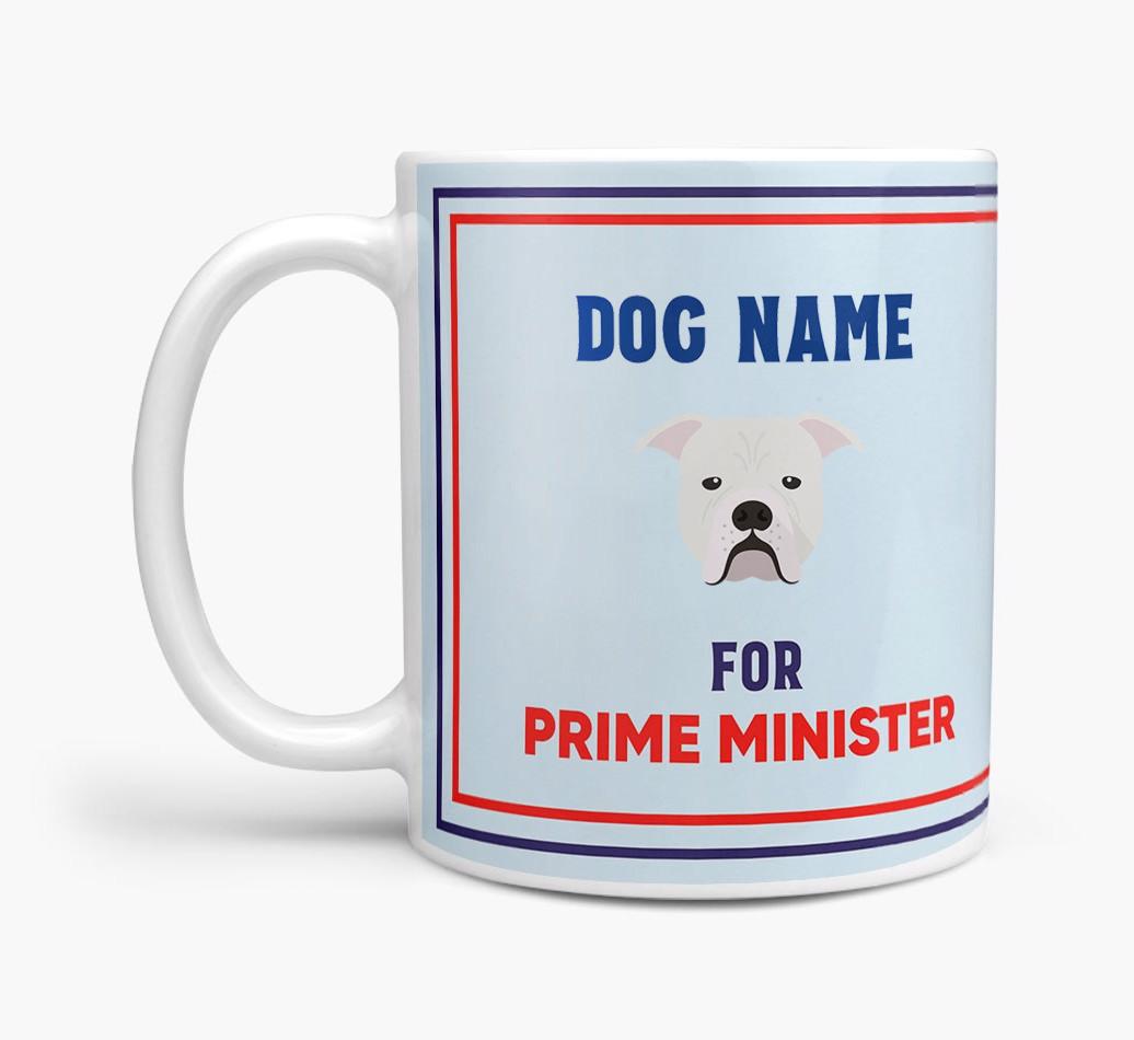 Personalised 'Prime Minister' Mug for your {breedFullName}