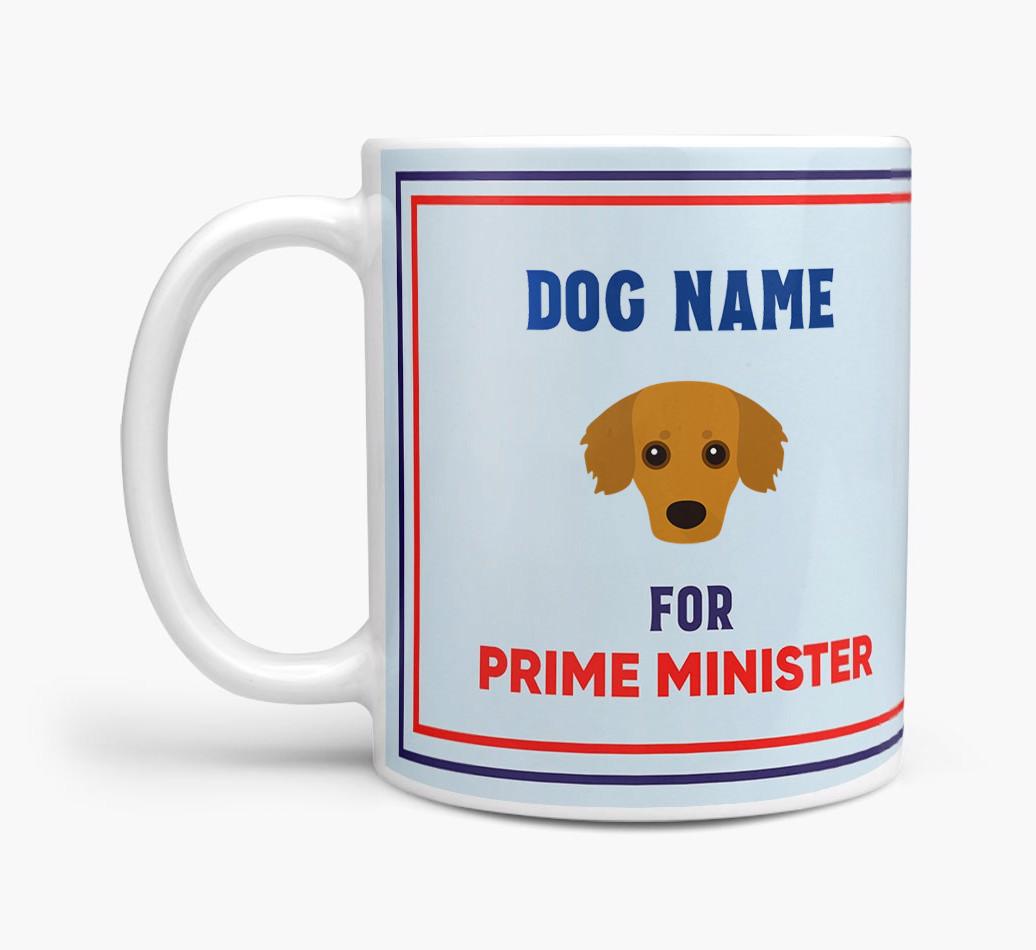 Personalised 'Prime Minister' Mug for your {breedFullName}
