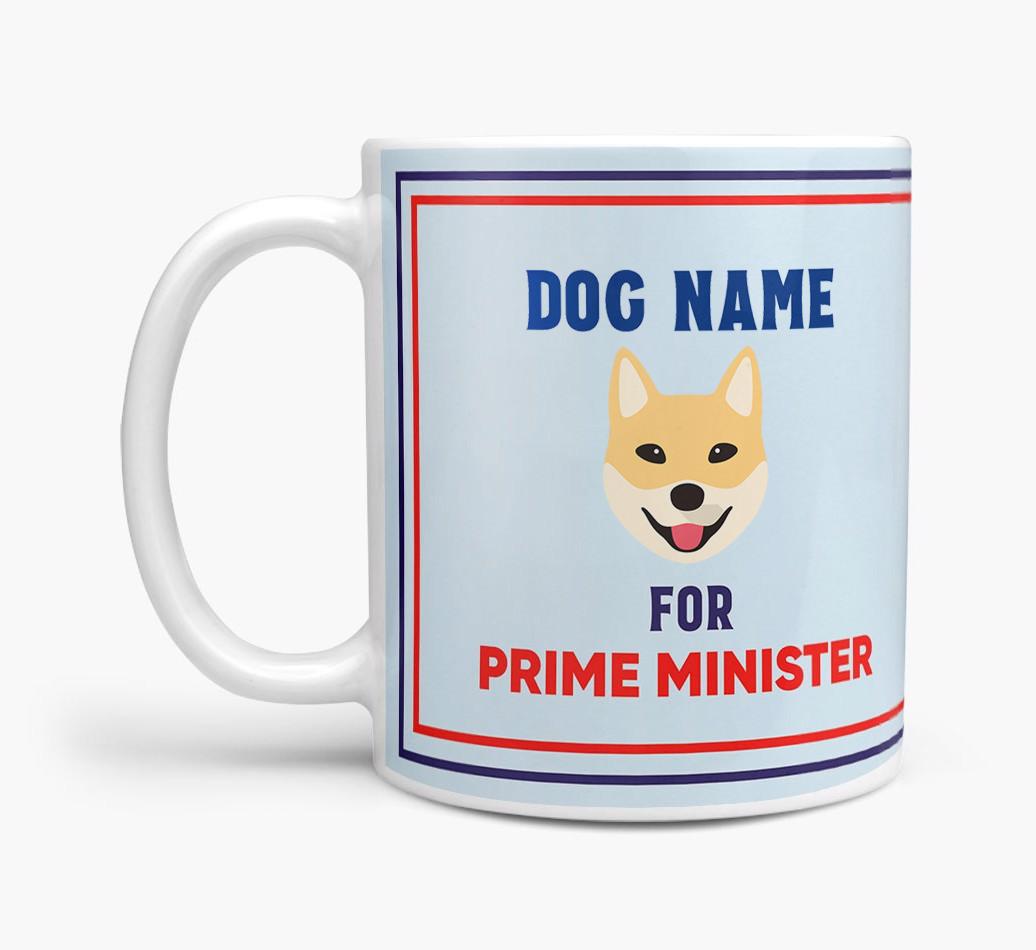 Personalised 'Prime Minister' Mug for your {breedFullName}