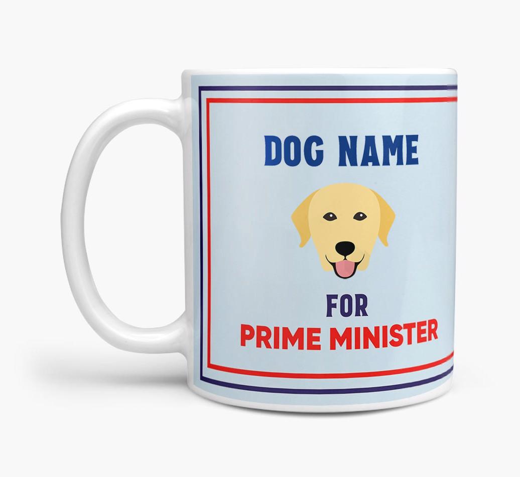 Personalised 'Prime Minister' Mug for your {breedFullName}