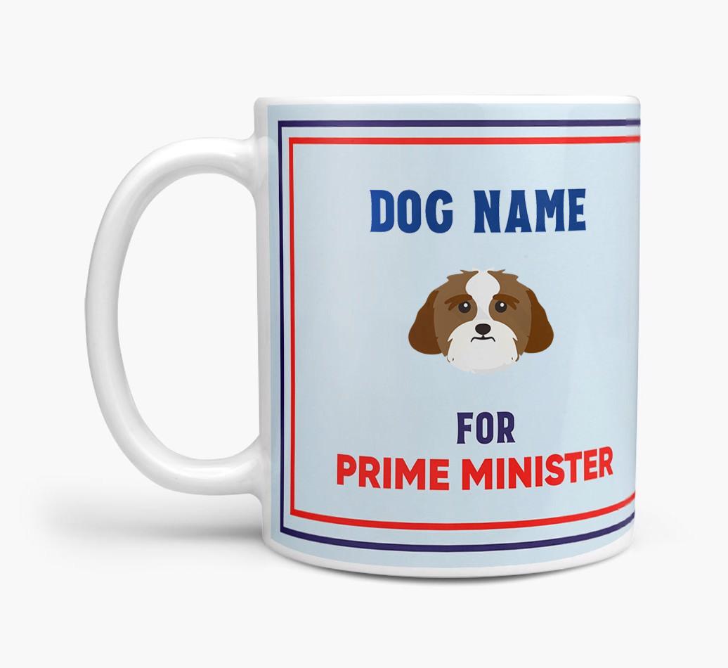 Personalised 'Prime Minister' Mug for your {breedFullName}
