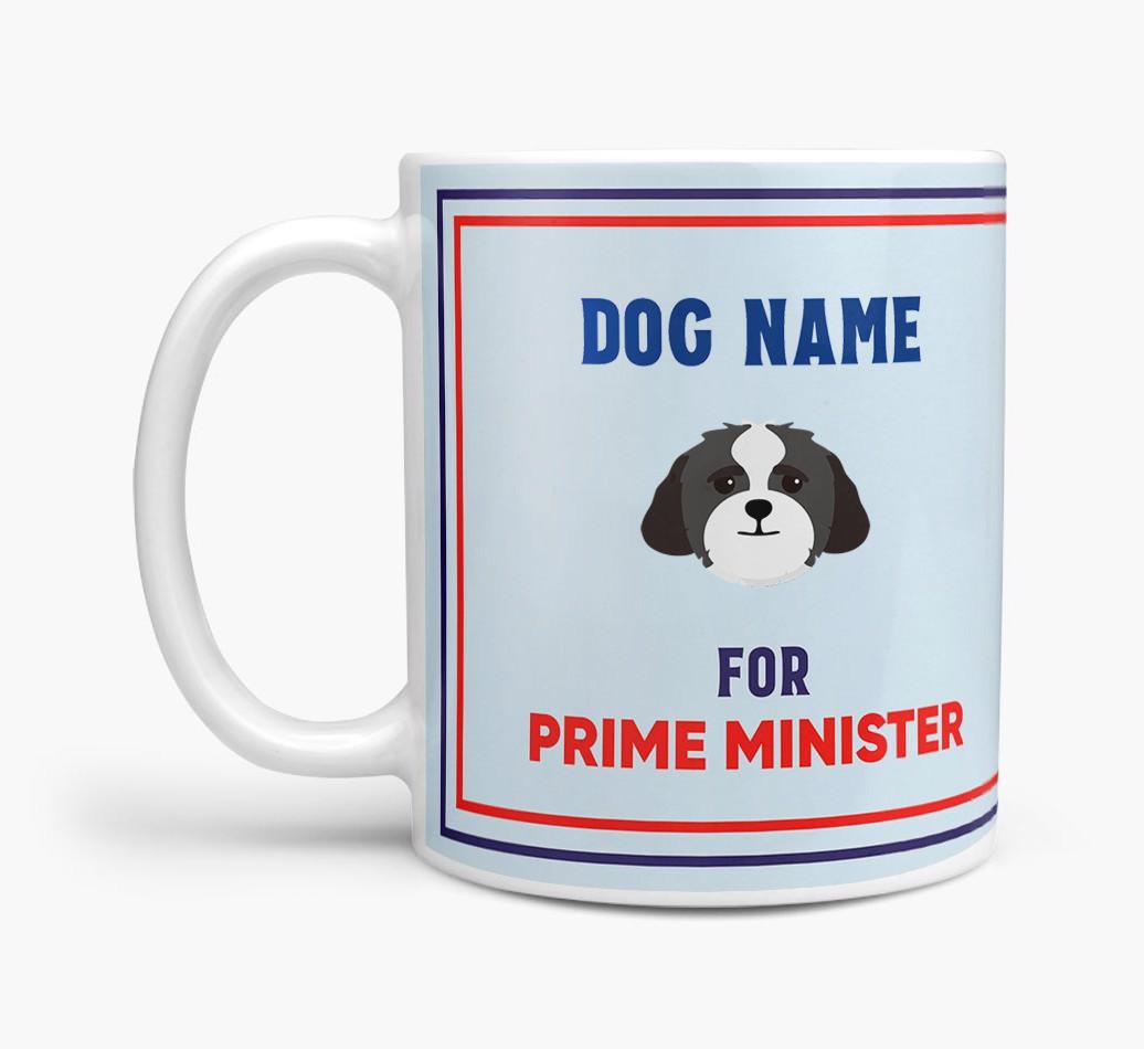 Personalised 'Prime Minister' Mug for your {breedFullName}