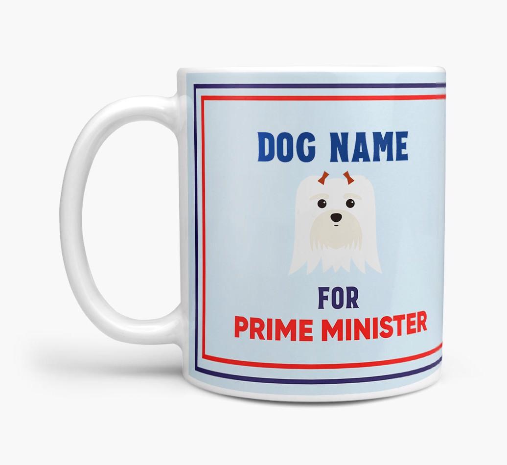 Personalised 'Prime Minister' Mug for your {breedFullName}