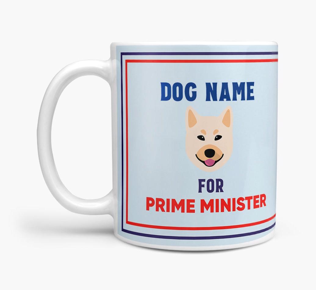 Personalised 'Prime Minister' Mug for your {breedFullName}