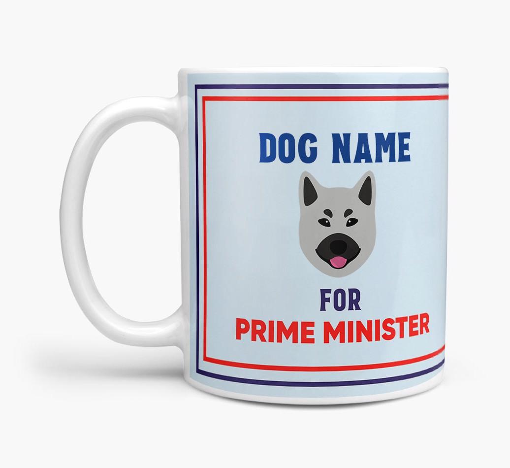 Personalised 'Prime Minister' Mug for your {breedFullName}