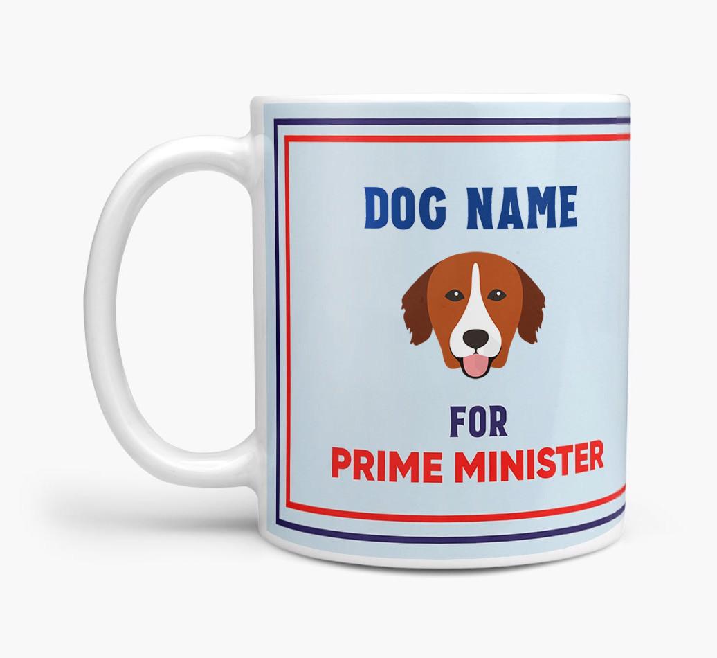 Personalised 'Prime Minister' Mug for your {breedFullName}