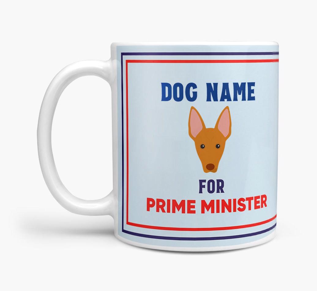 Personalised 'Prime Minister' Mug for your {breedFullName}
