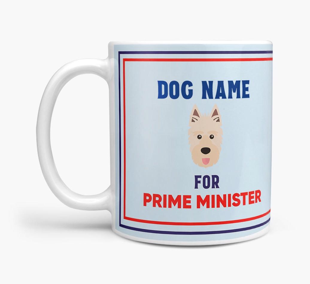 Personalised 'Prime Minister' Mug for your {breedFullName}