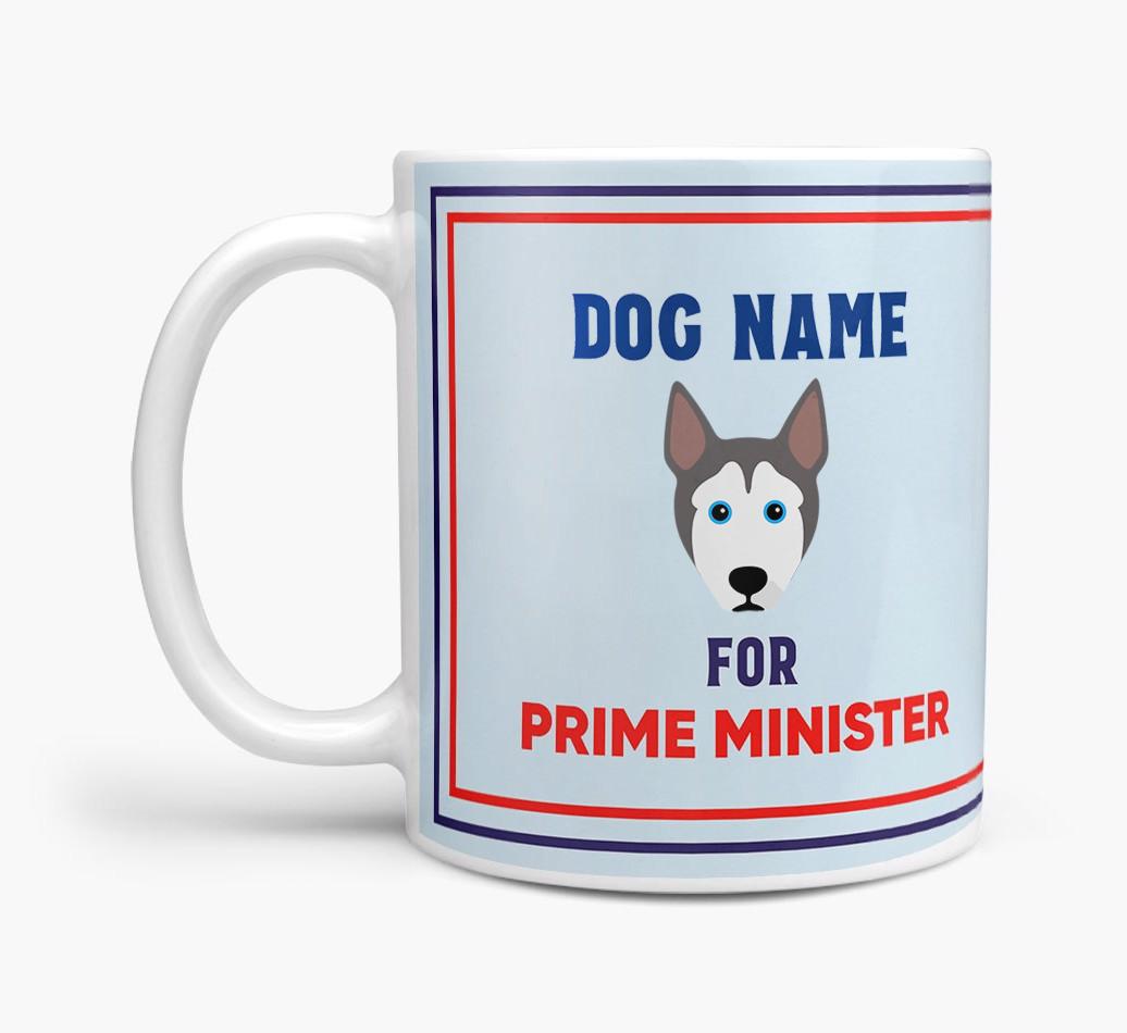 Personalised 'Prime Minister' Mug for your {breedFullName}