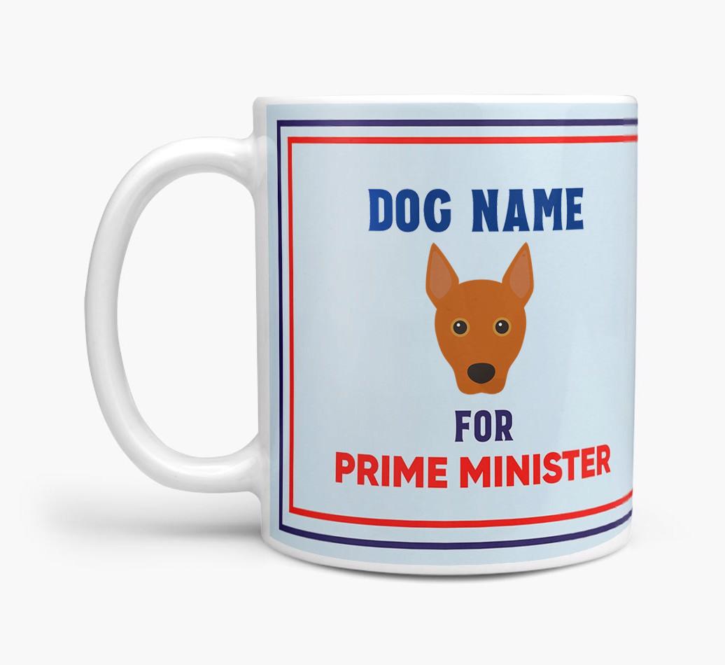 Personalised 'Prime Minister' Mug for your {breedFullName}