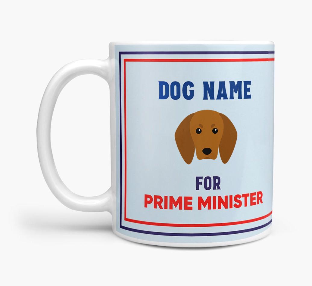 Personalised 'Prime Minister' Mug for your {breedFullName}