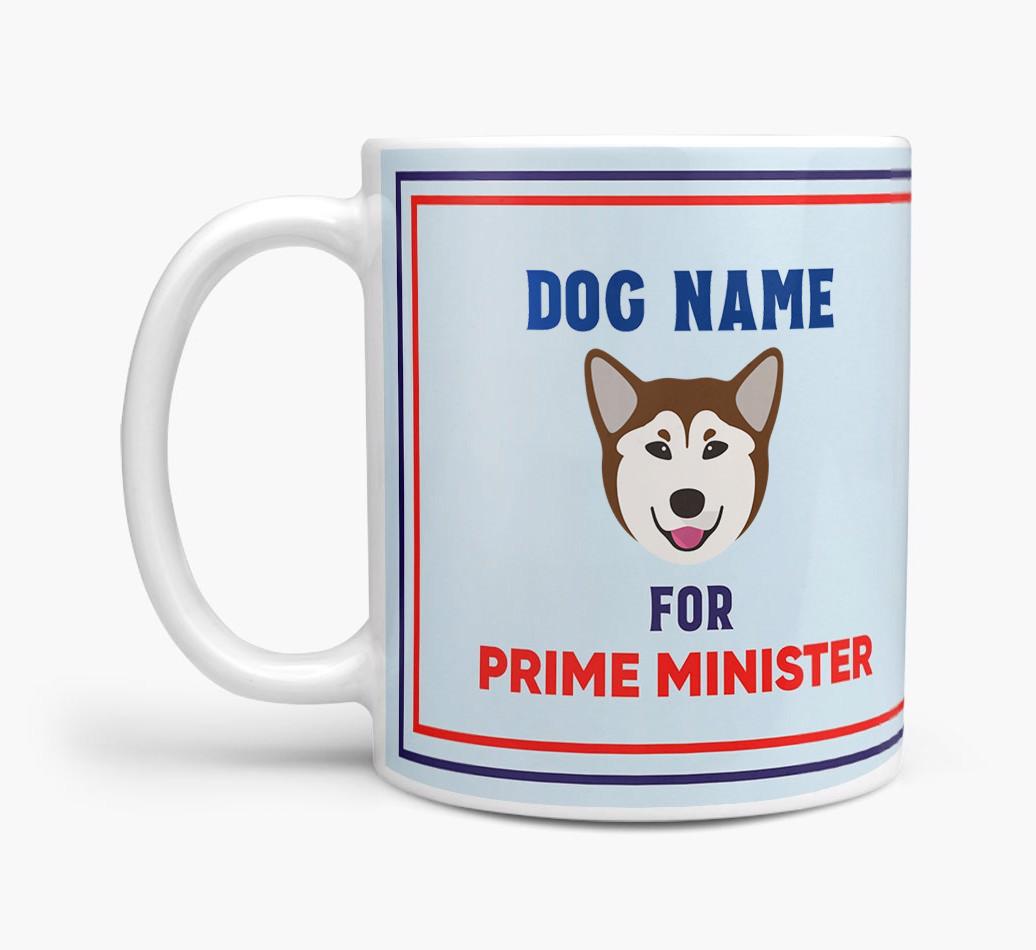 Personalised 'Prime Minister' Mug for your {breedFullName}