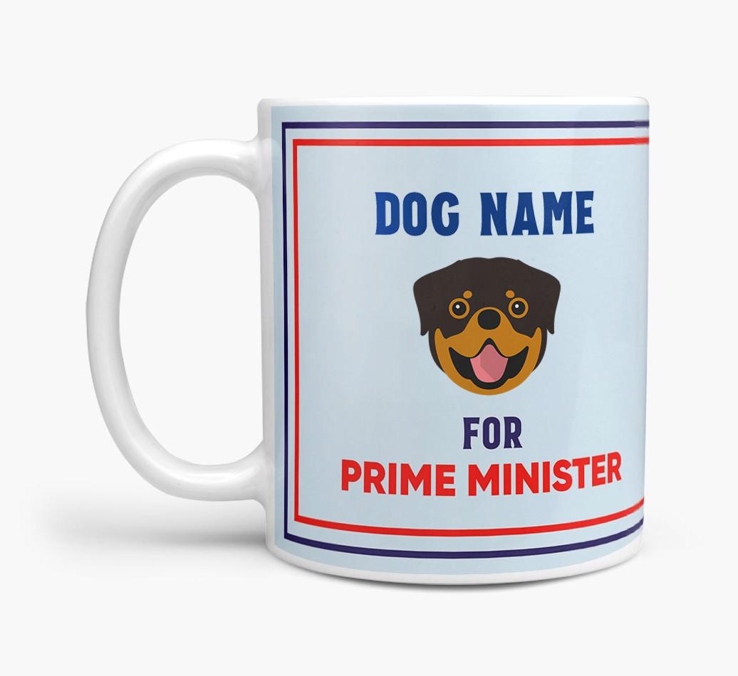 Personalised 'Prime Minister' Mug for your {breedFullName}