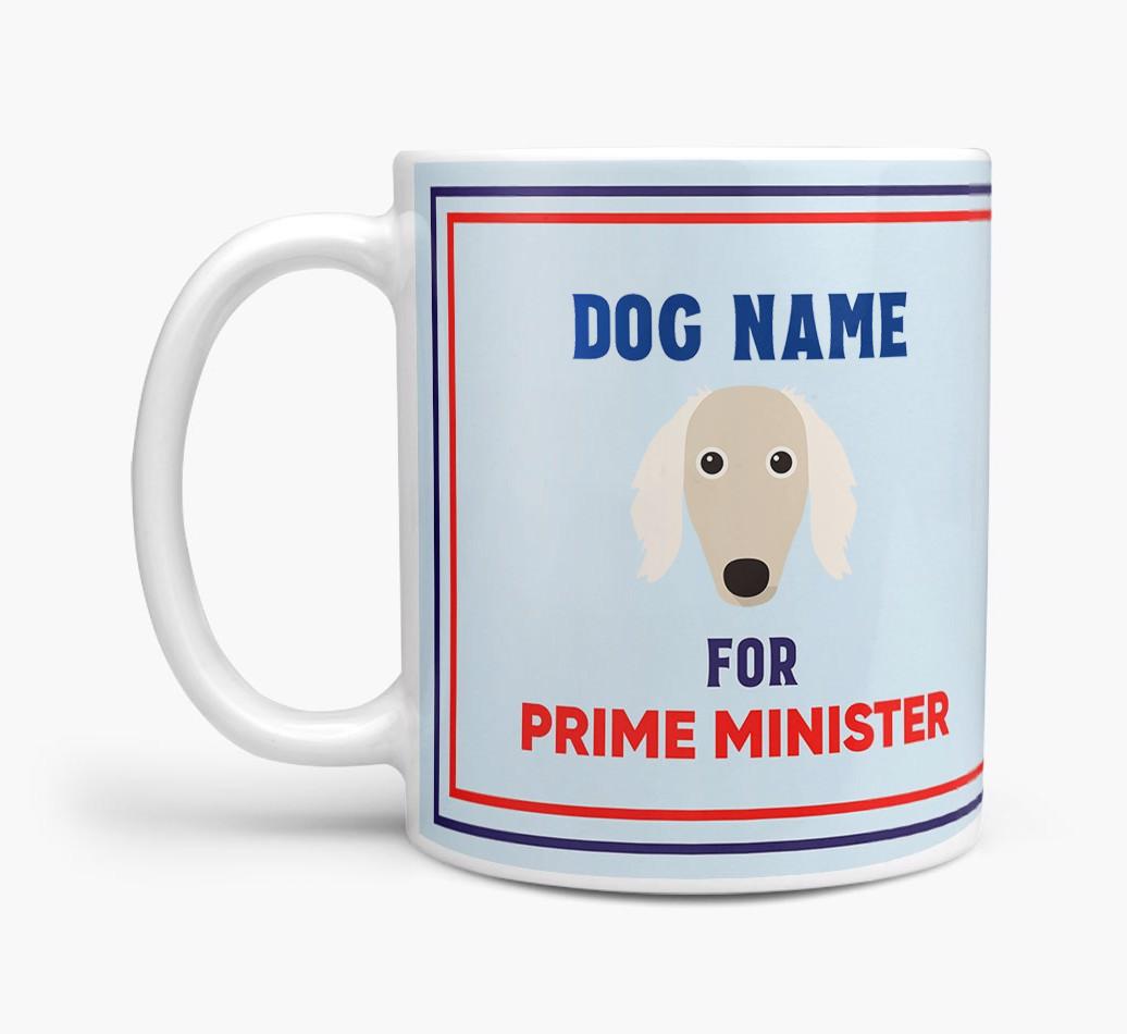 Personalised 'Prime Minister' Mug for your {breedFullName}