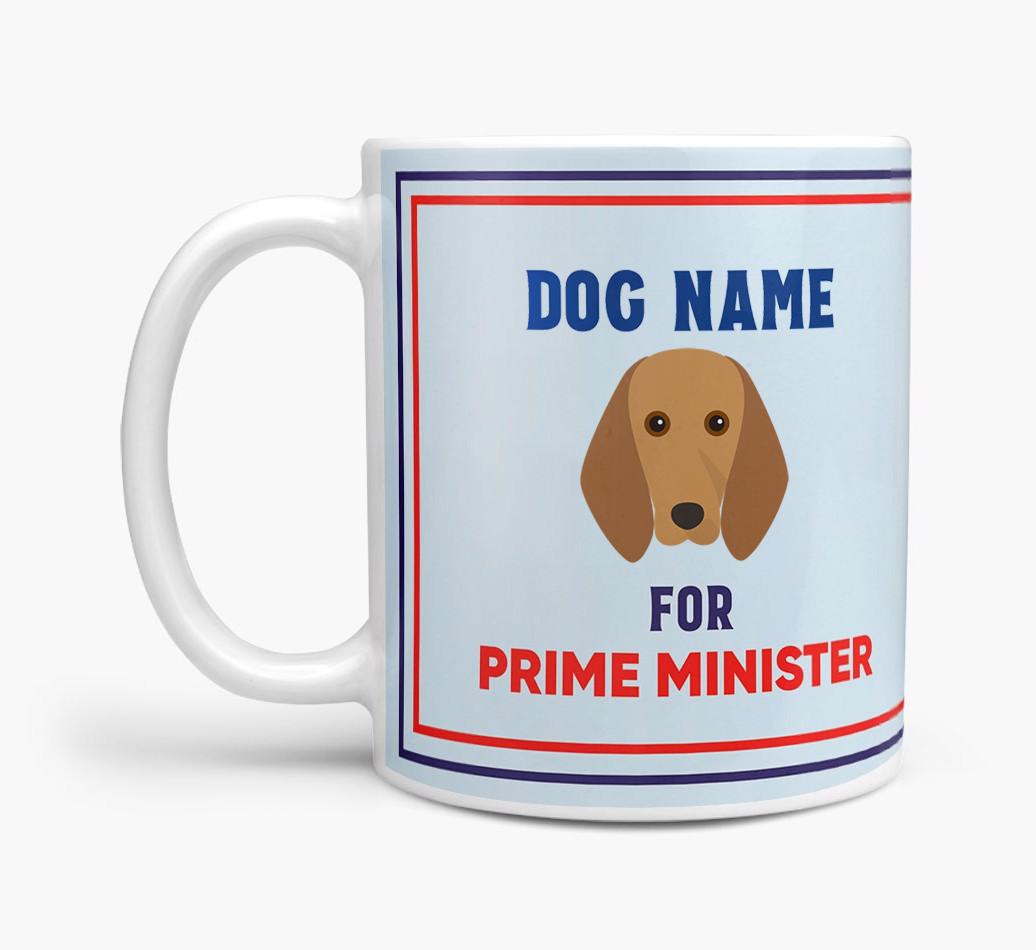 Personalised 'Prime Minister' Mug for your {breedFullName}