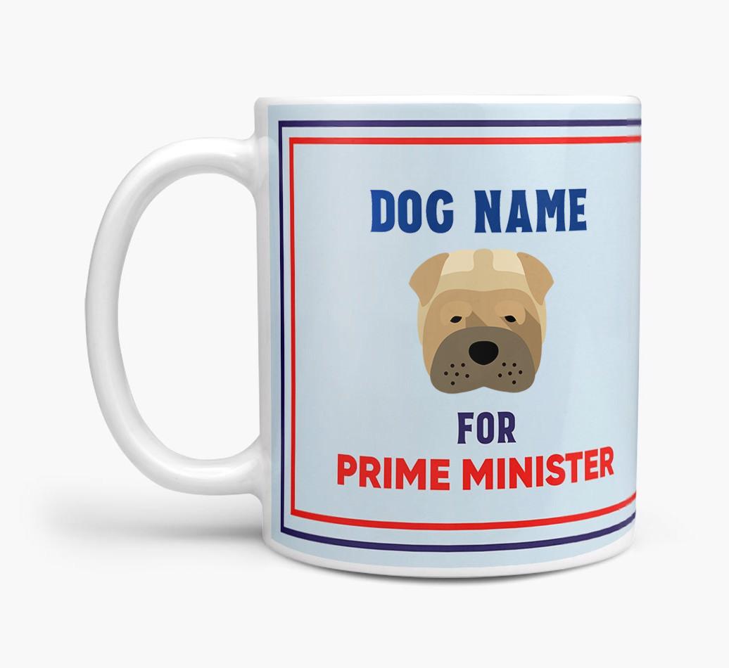 Personalised 'Prime Minister' Mug for your {breedFullName}