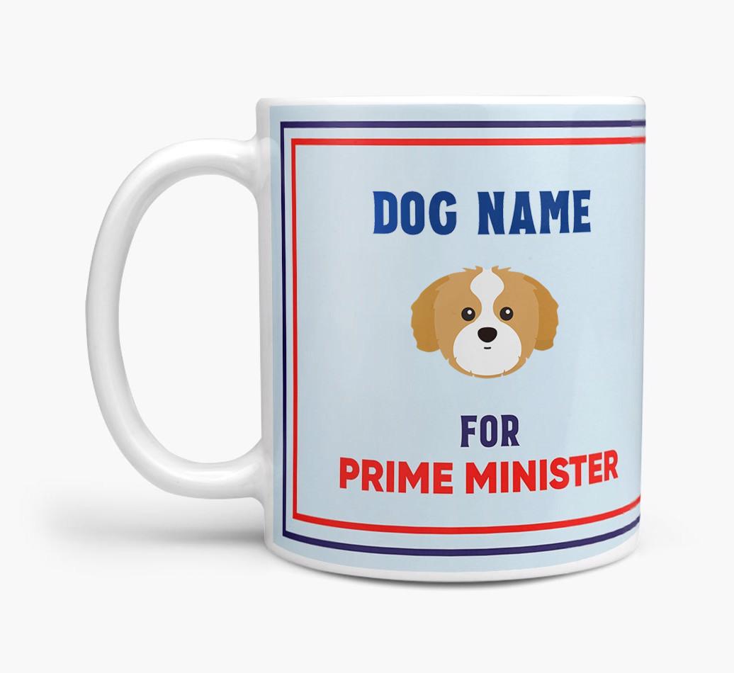 Personalised 'Prime Minister' Mug for your {breedFullName}
