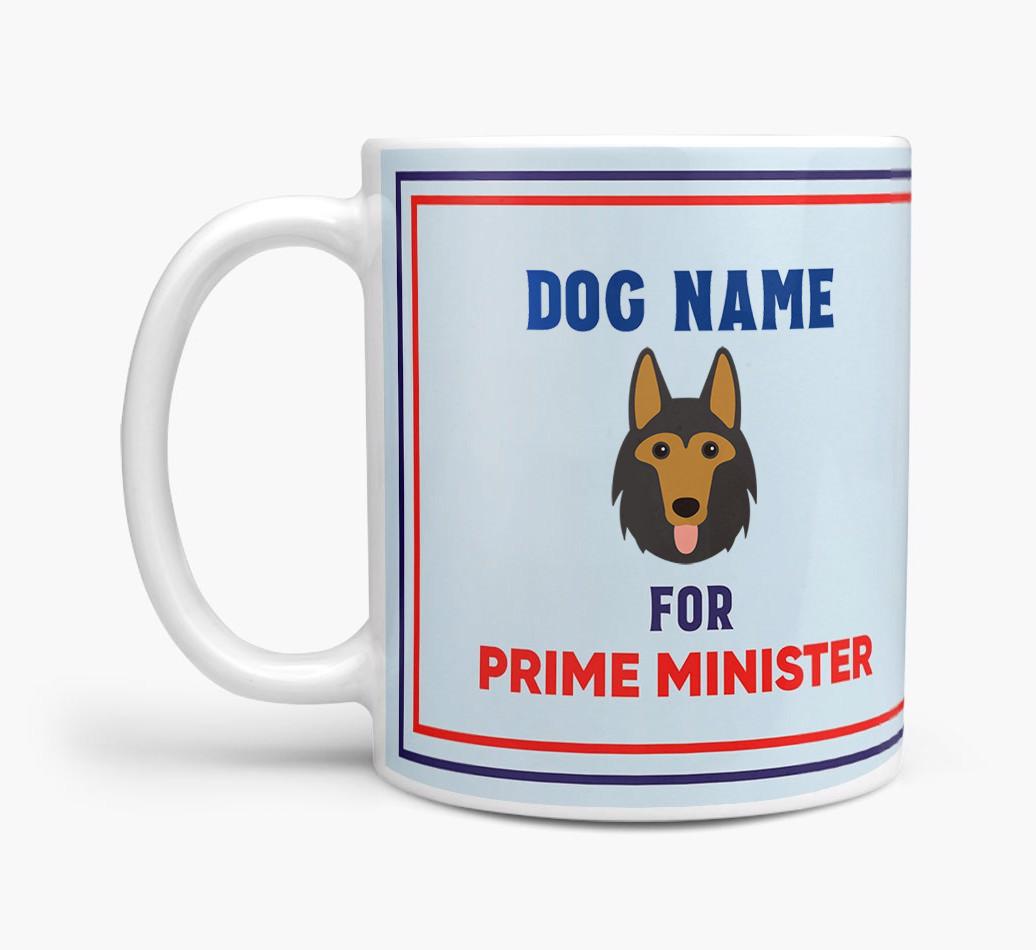 Personalised 'Prime Minister' Mug for your {breedFullName}
