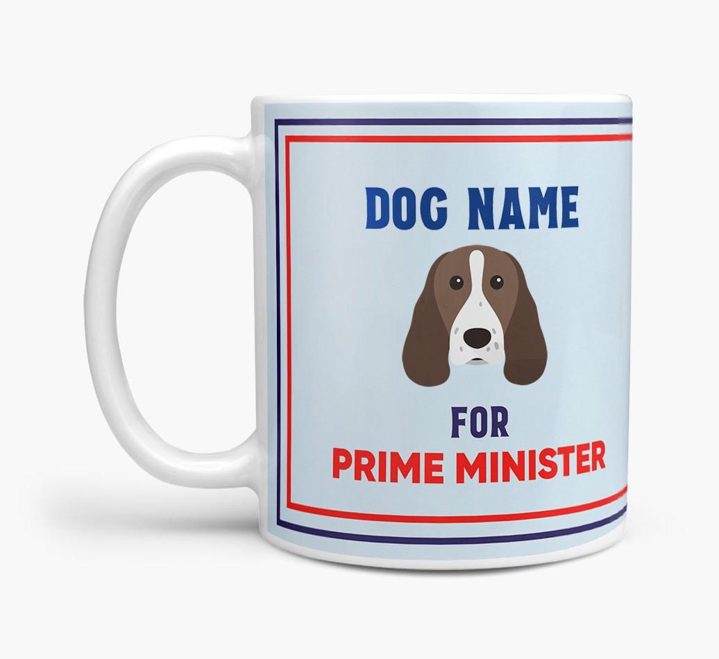Personalised 'Prime Minister' Mug for your {breedFullName}